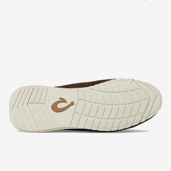 NWOB Olukai Ka\'a Suede Loafer Dark Wood